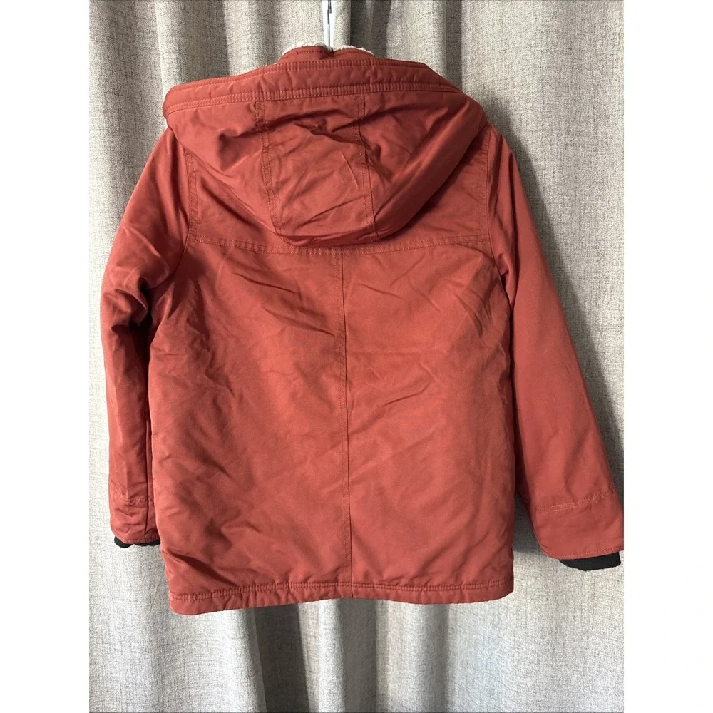 Abercrombie & Fitch Kids Puffer Jacket 11/12 Sherpa Fleece Hoodie‎ Coat
